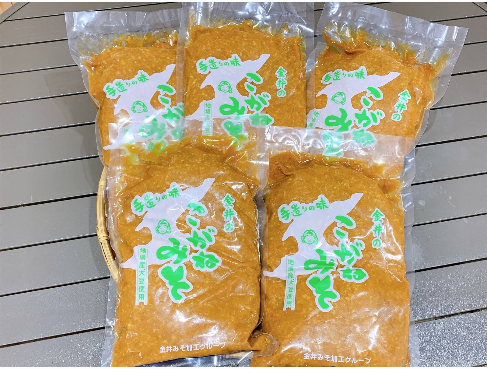 金井のこがねみそ 1kg×5袋｜佐渡産直ネットさどまるしぇ